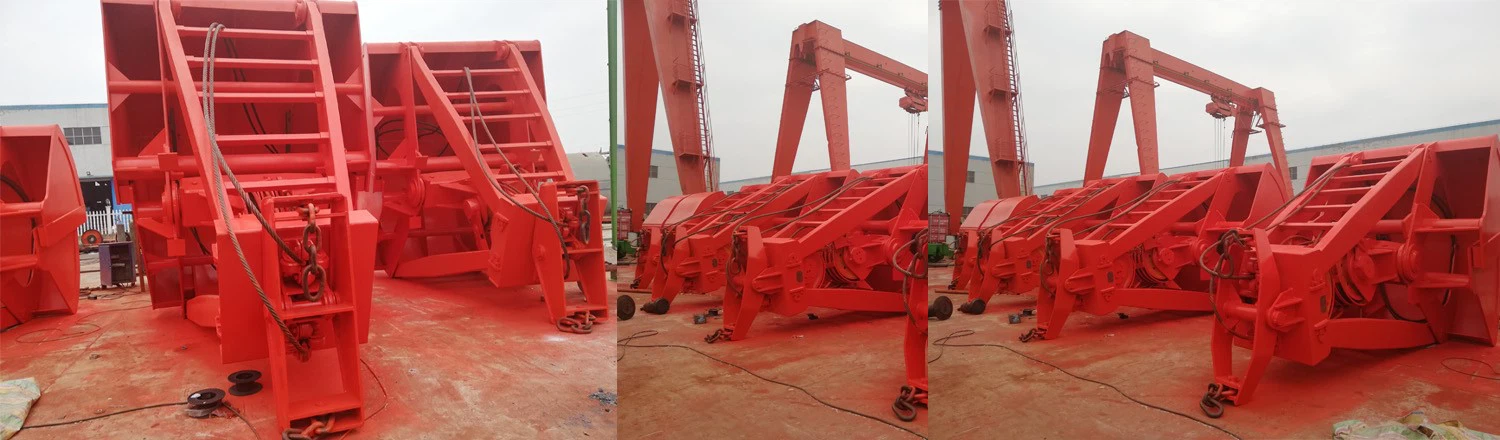 four-rope clamshell grab four-rope clamshell grab